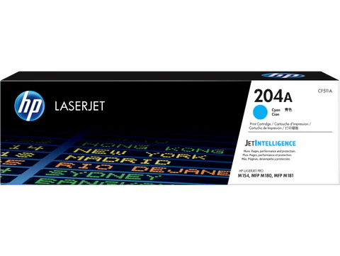 HP 204A Cyan Toner Cartridge Compatible Printers [IP]